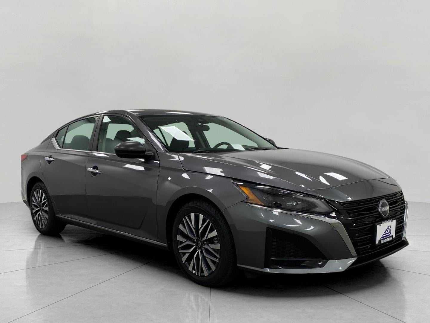 2025 Nissan Altima SV in Gun Metallic — front three-quarter view