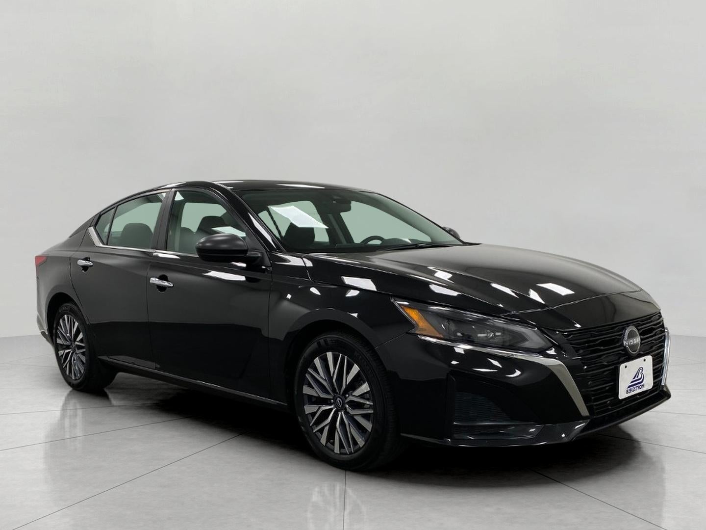 2025 Nissan Altima SV in Black — front three-quarter view