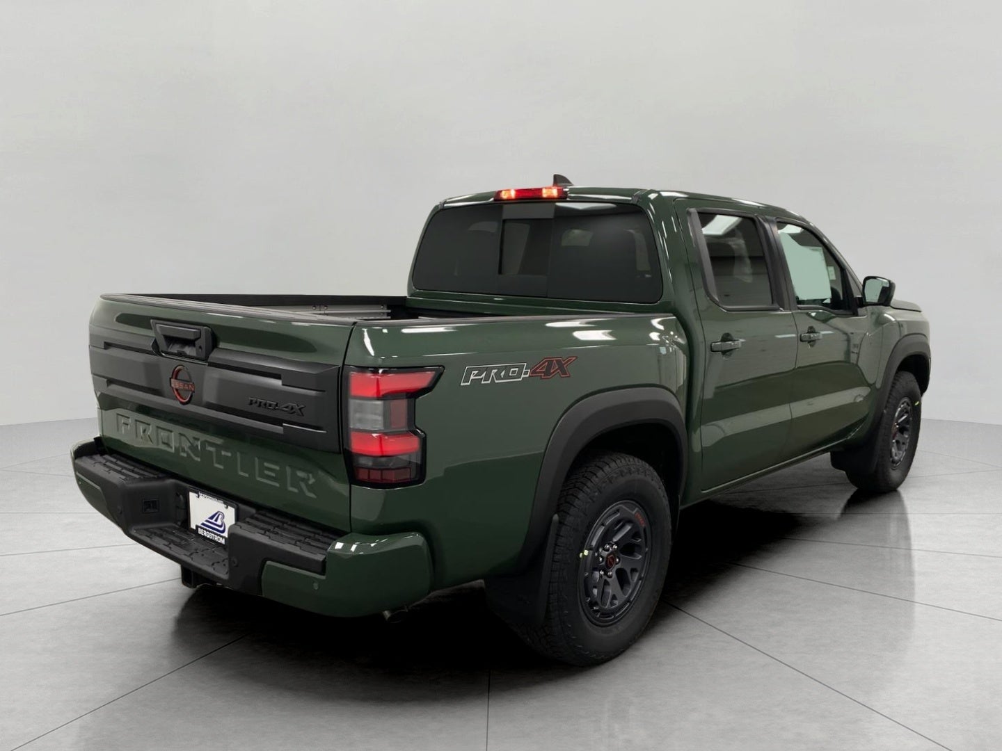 2026 Nissan Frontier — rear three-quarter view